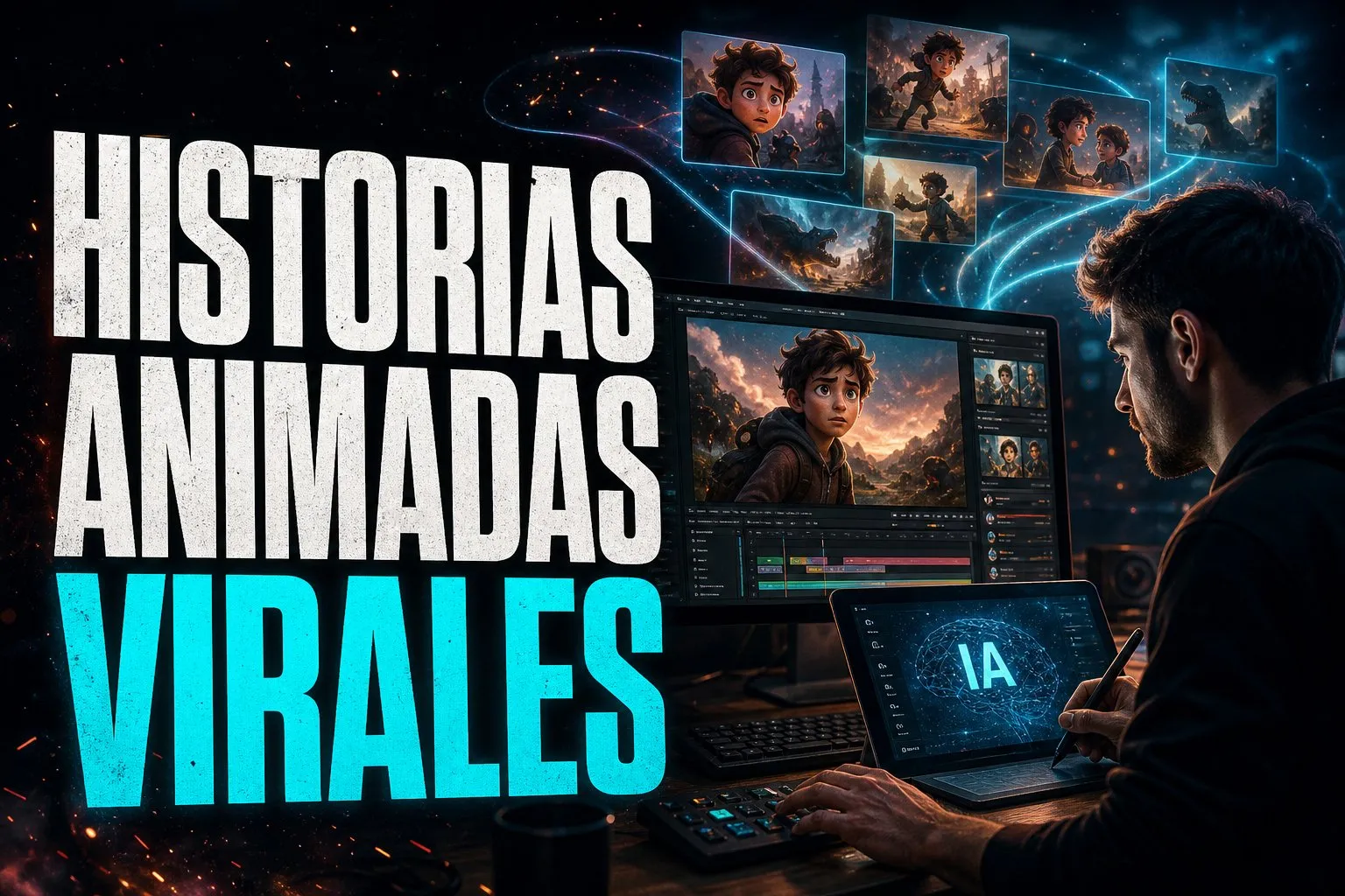 Crea tus propias historias animadas virales con IA
