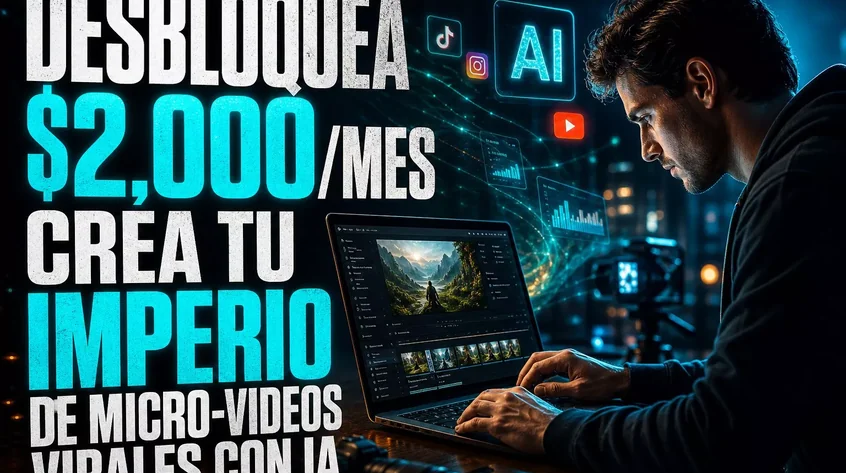 Micro-Videos Virales con IA sin Editar