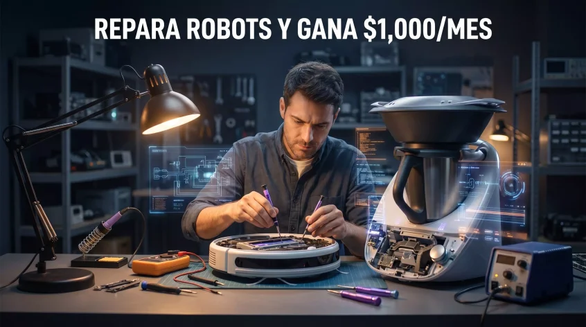 EL TRUCO 'ANTI-CRISIS': Repara Robots y Gana $1,000/Mes