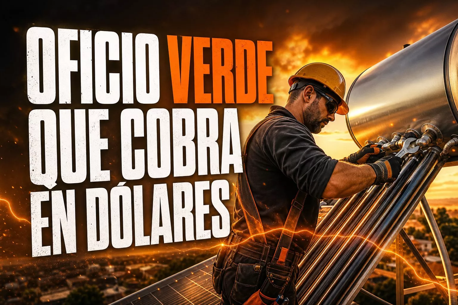 Instalá Termotanques Solares: el Oficio Verde que Cobra en Dólares