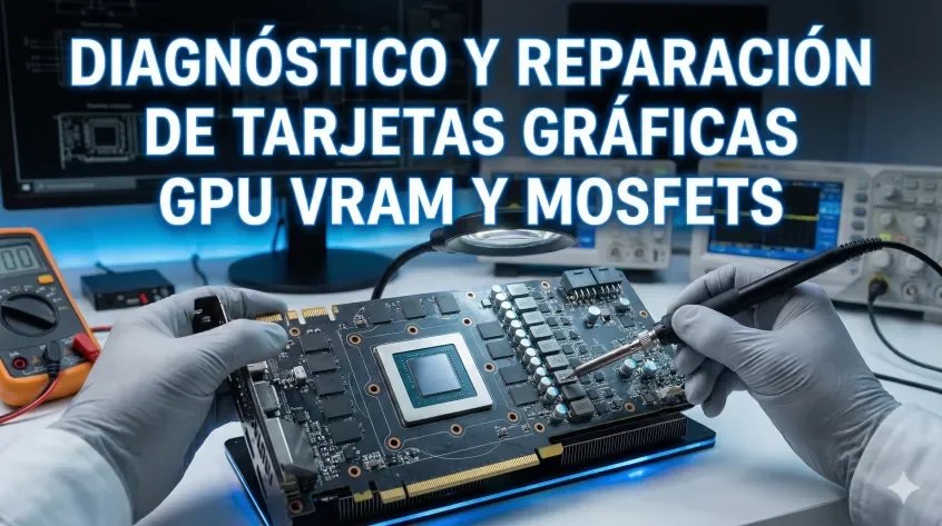 Reparación de GPUs, VRAM y MOSFETs