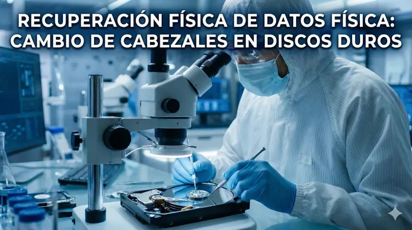 Recuperación Física de Datos: Cambio de Cabezales